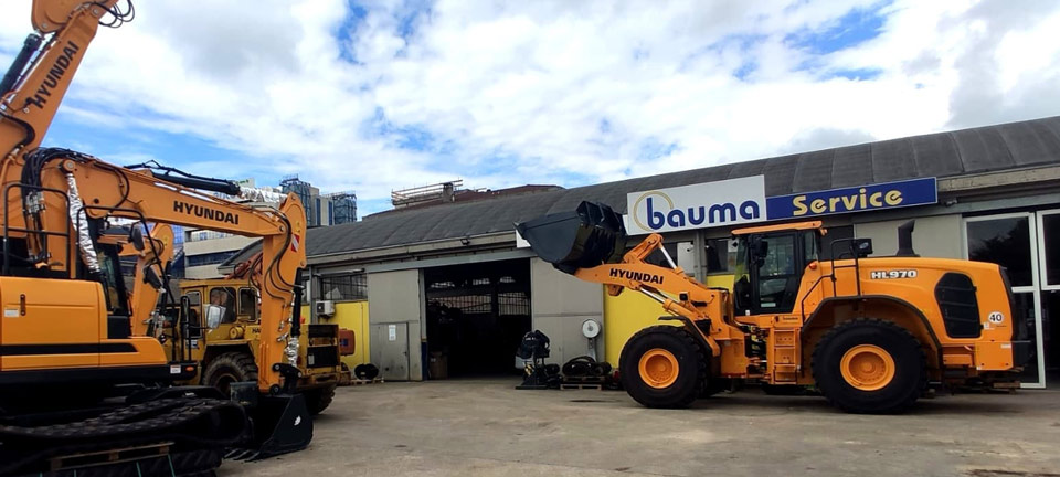 building new dealer Bauma service